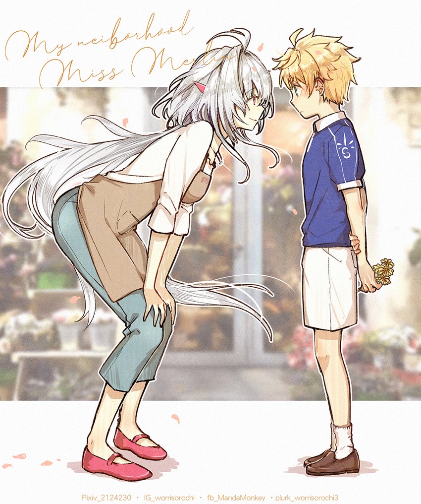 merlin and arthur pendragon (fate and 3 more) drawn by worrisorochi