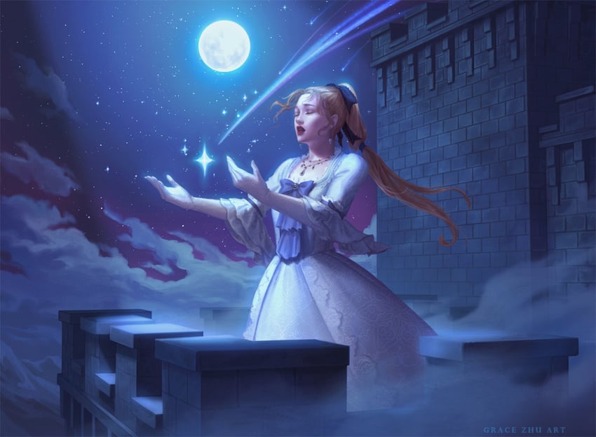 celes chere (final fantasy and 2 more) drawn by grace_zhu