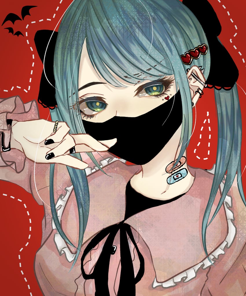 hatsune miku (vocaloid and 1 more) drawn by komisyo-project