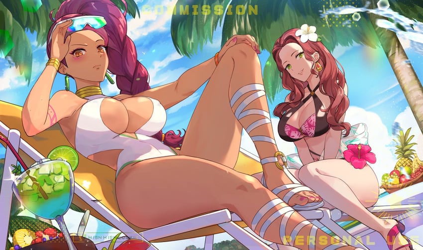dorothea arnault and petra macneary (fire emblem and 1 more) drawn by hsin
