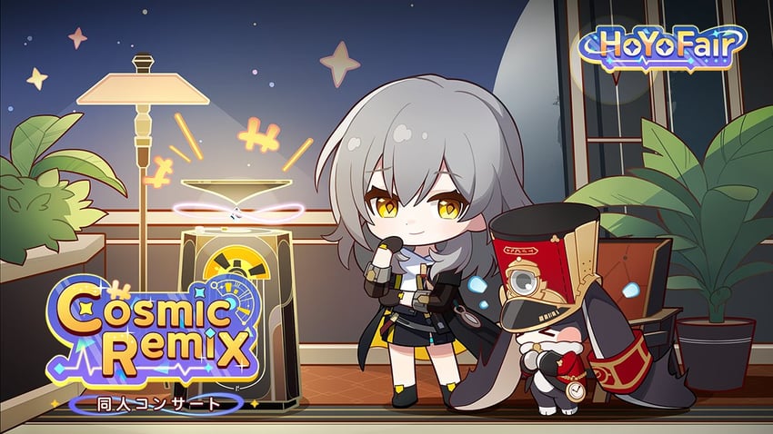 trailblazer, stelle, and pom-pom (honkai and 1 more)