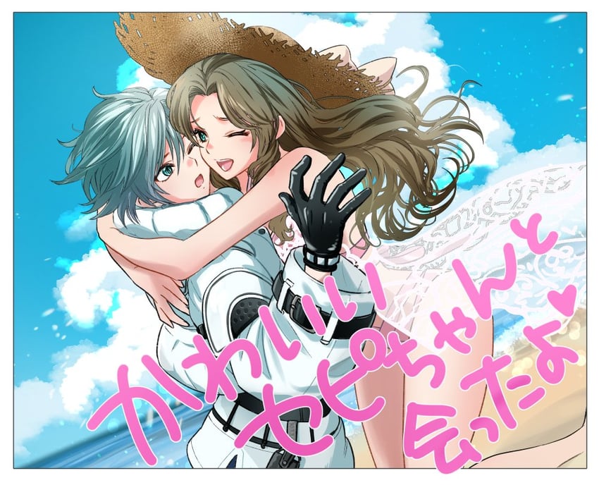 aerith gainsborough and sephiroth (final fantasy and 2 more) drawn by aelys77