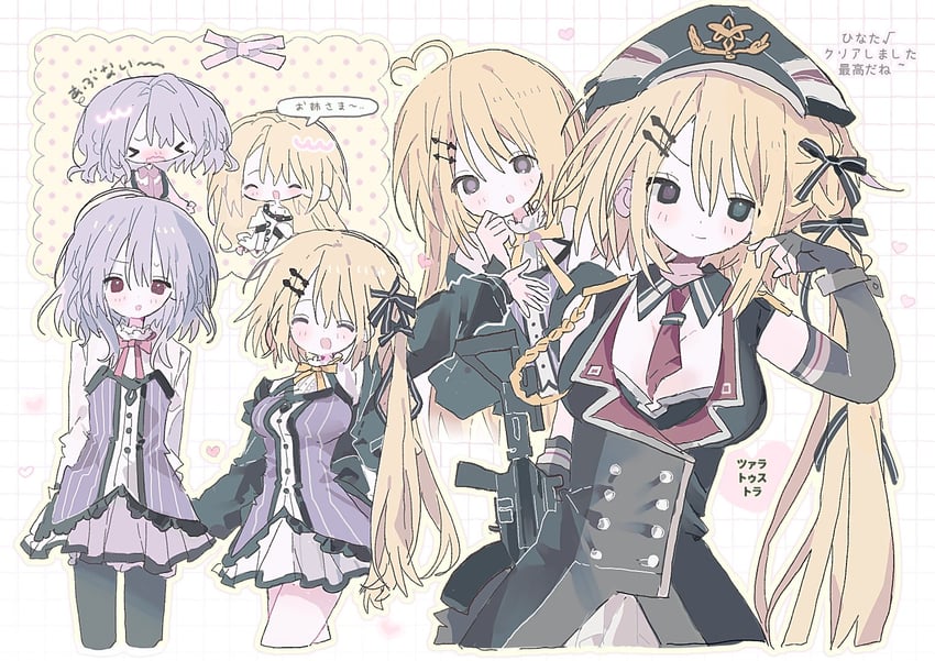 asuka minato and oogaki hinata (otome domain) drawn by six9w