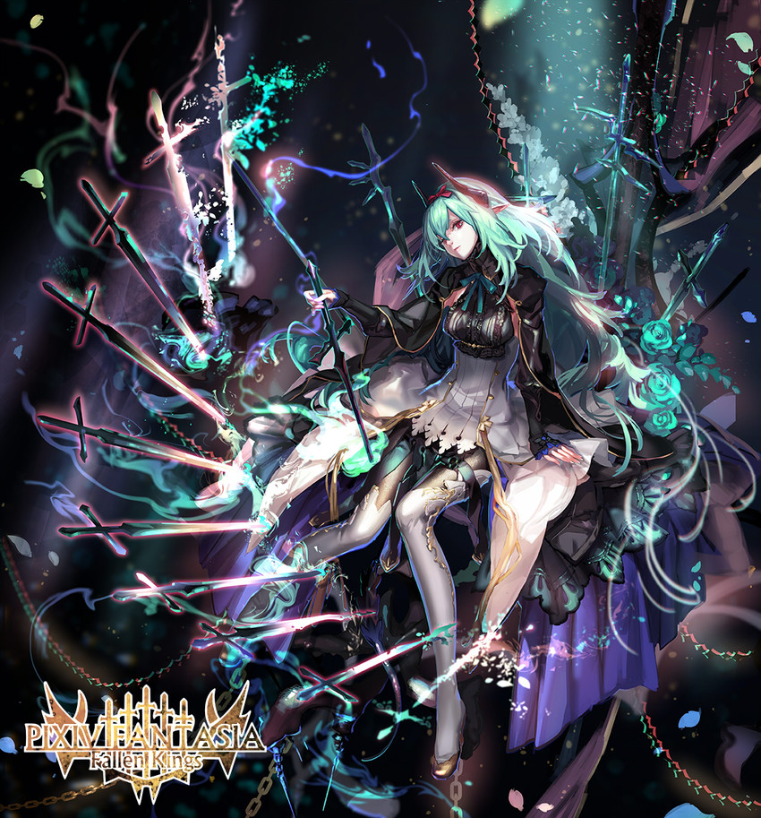 pixiv fantasia and 1 more drawn by kabi_(kb)