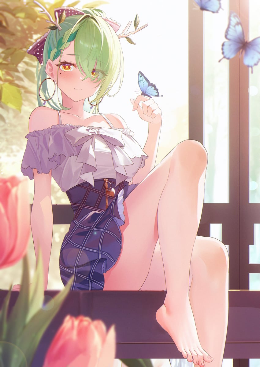 ceres fauna (hololive and 1 more) drawn by jiang_ye_kiri