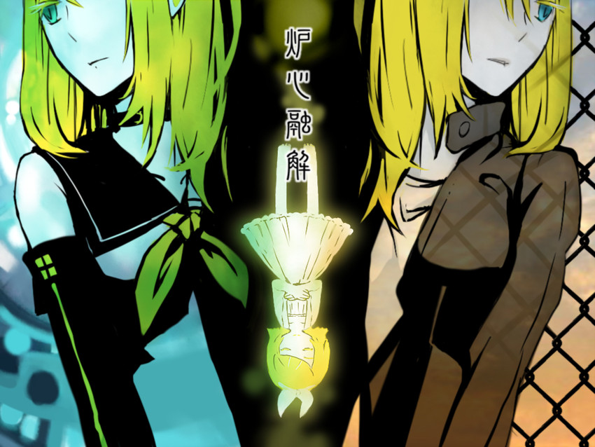 kagamine rin (vocaloid and 1 more) drawn by verus