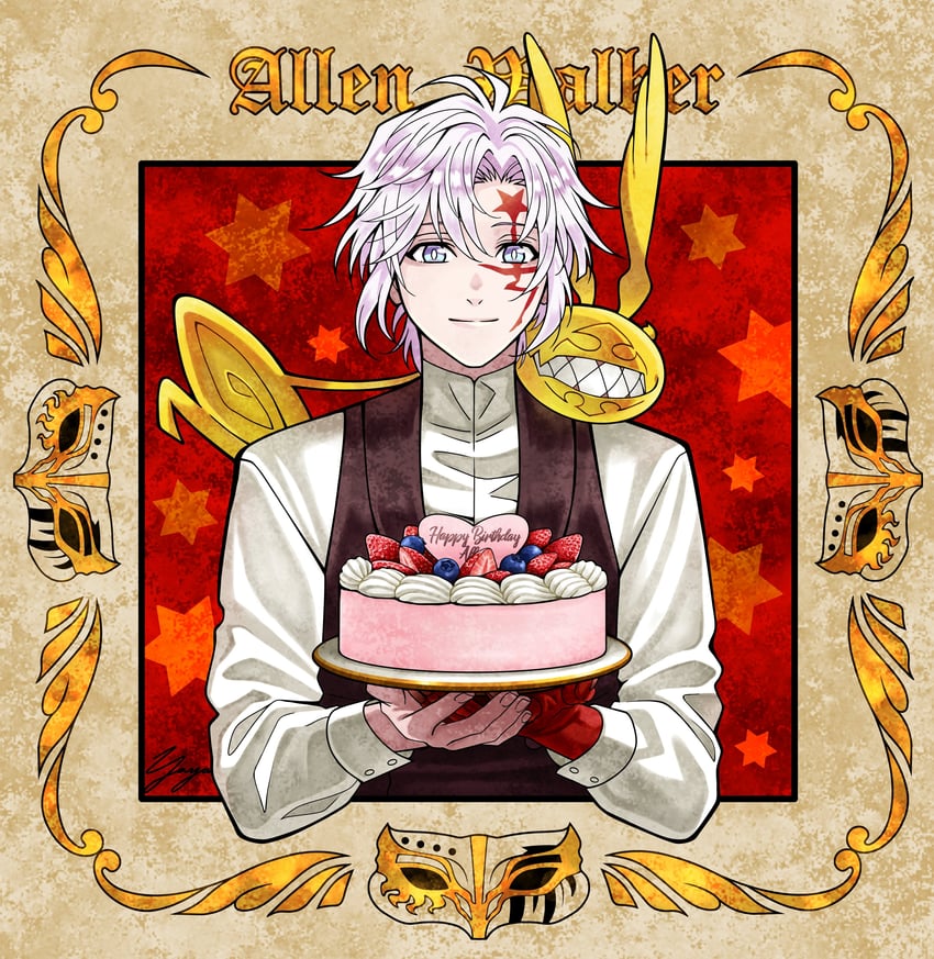 allen walker and timcanpy (d.gray-man) drawn by yayachan7