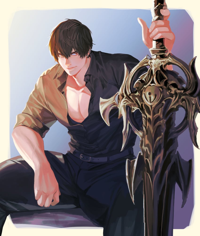 warrior of light and adventurer (final fantasy and 1 more) drawn by on_(isk1812)