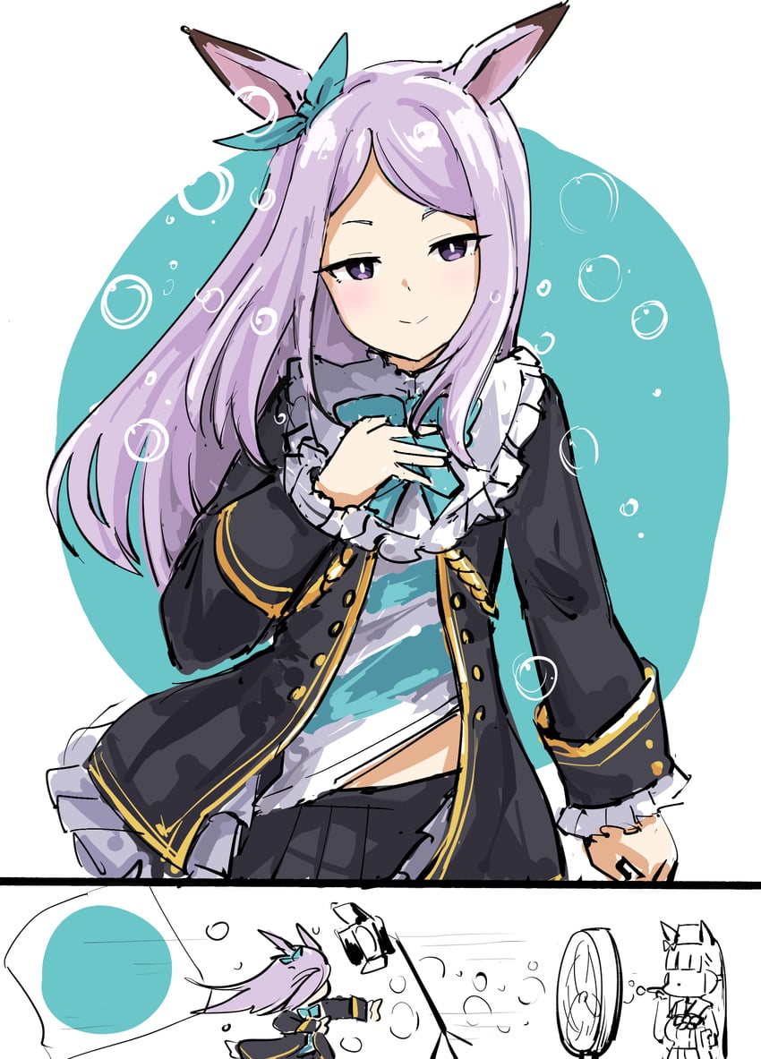 mejiro mcqueen and gold ship (umamusume) drawn by tenten_(chan4545)
