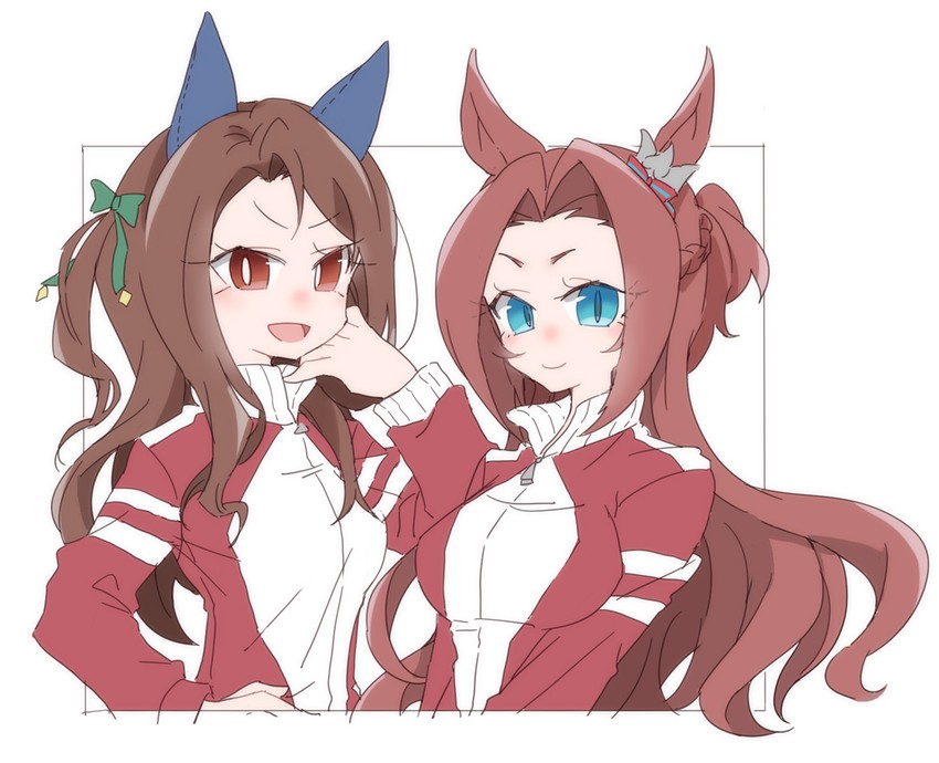 king halo and kawakami princess (umamusume) drawn by beer_hsk