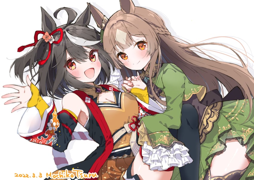 satono diamond and kitasan black (umamusume) drawn by mochiko_tsuru