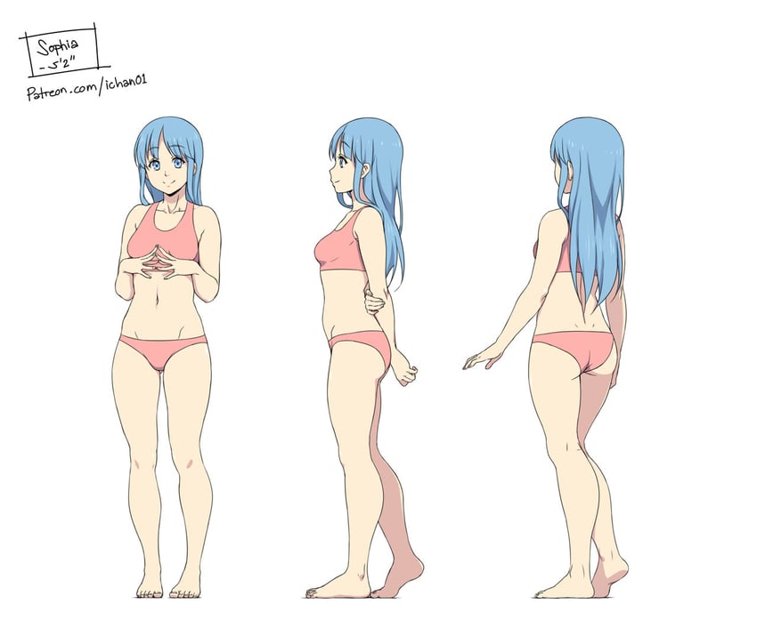 sophia sinclair (original) drawn by ichan-desu