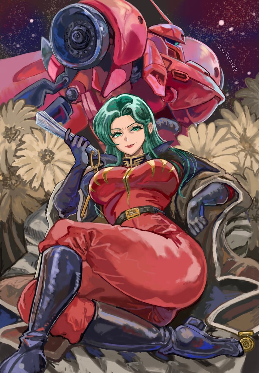 cima garahau and gerbera tetra (gundam and 1 more) drawn by okrdisk2000