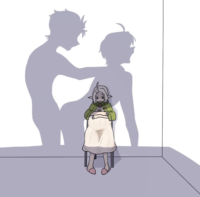 natsuki subaru, sylphiette, rudeus greyrat, uchiyama yumi, and kobayashi yuusuke (re:zero kara hajimeru isekai seikatsu and 1 more) drawn by dr.kimochi