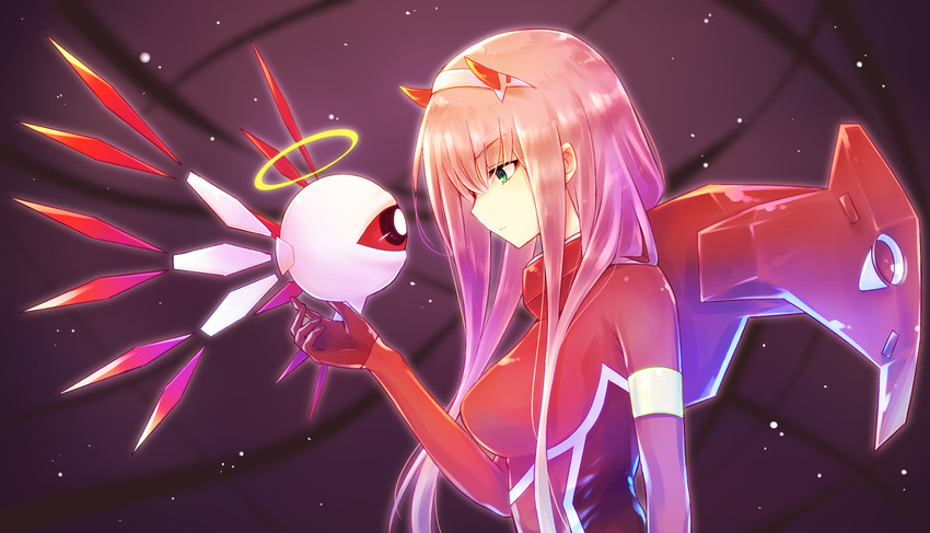 zero two (kirby and 2 more) drawn by nyaa_(nnekoron)
