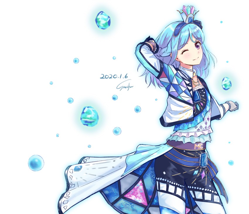 minato mio (aikatsu! and 1 more) drawn by gurifu