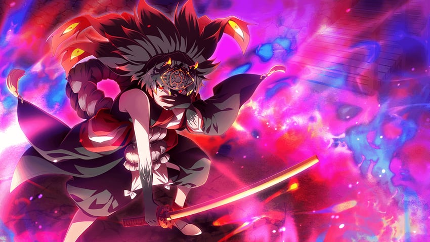 asakura mihono and aratama (toji no miko and 1 more)