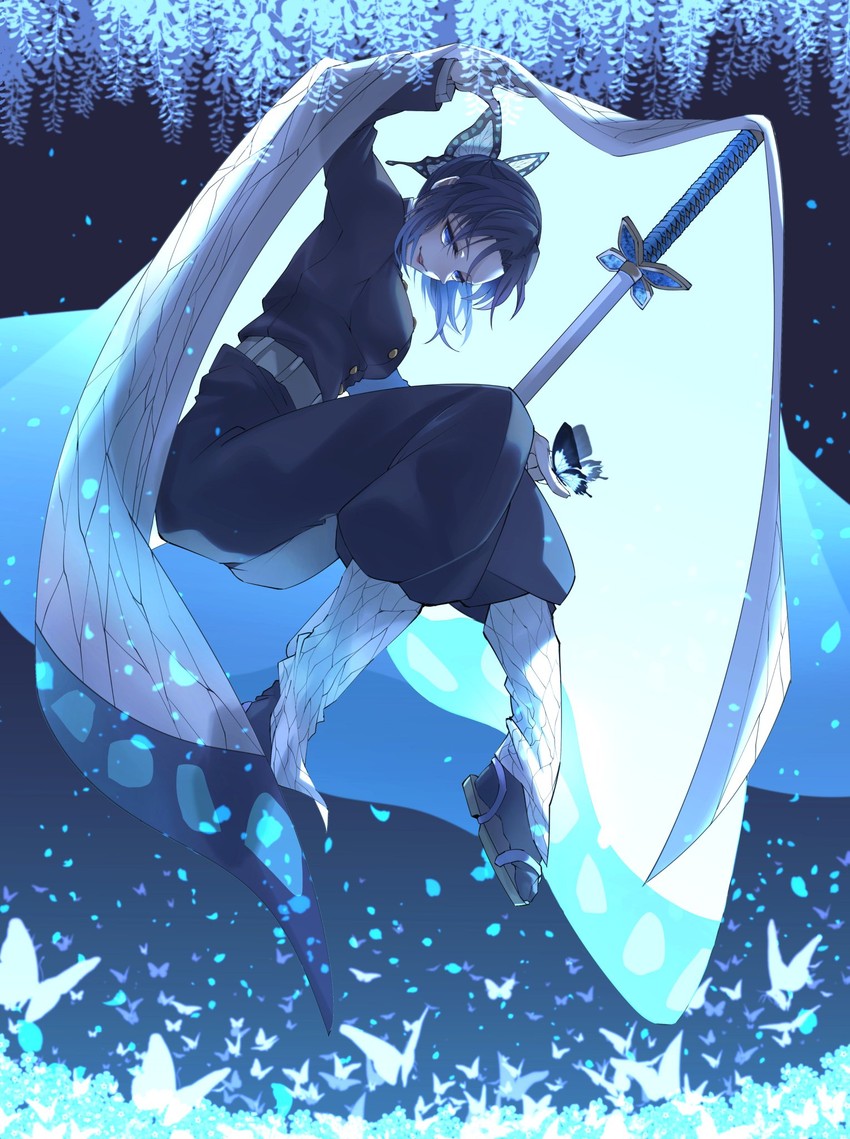 kochou shinobu (kimetsu no yaiba) drawn by morita_yuu
