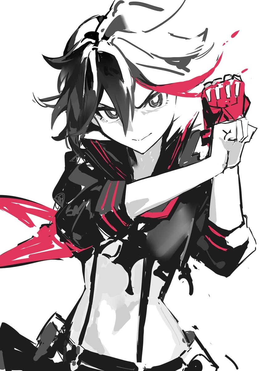 matoi ryuuko (kill la kill) drawn by jiu_ye_sang