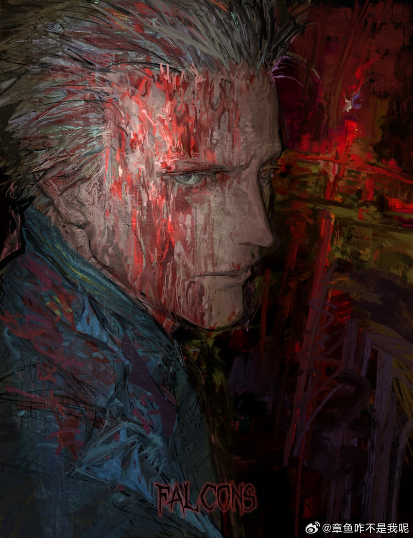 vergil (devil may cry and 1 more) drawn by zhangyu_za_bu_shi_wo_ne