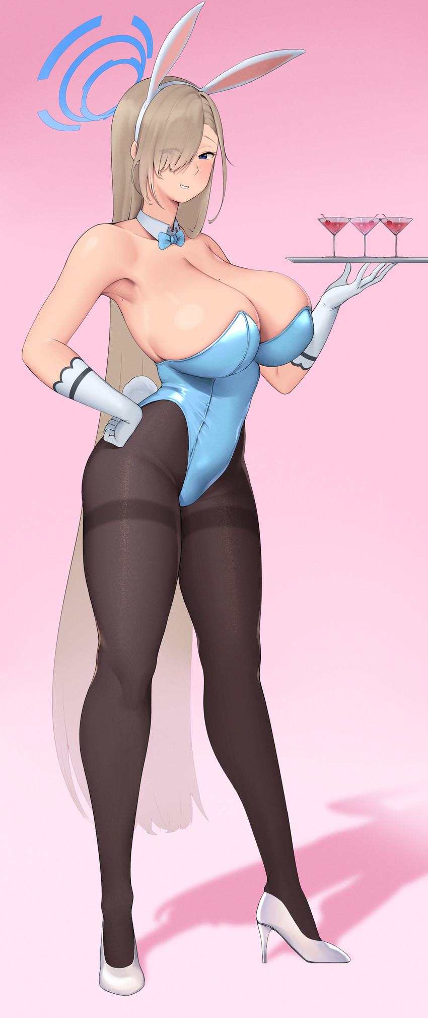 asuna (blue archive) drawn by moebell