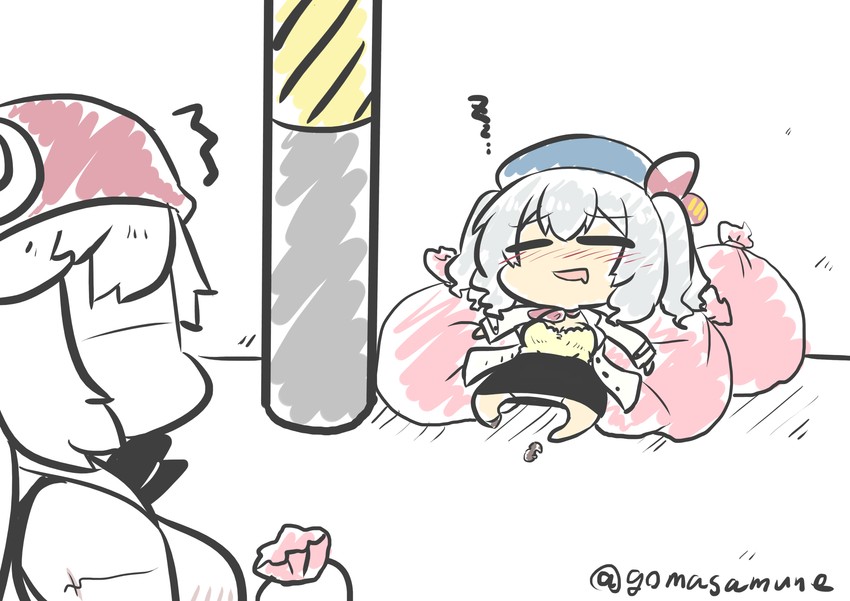 kashima and midway princess (kantai collection) drawn by goma_(gomasamune)