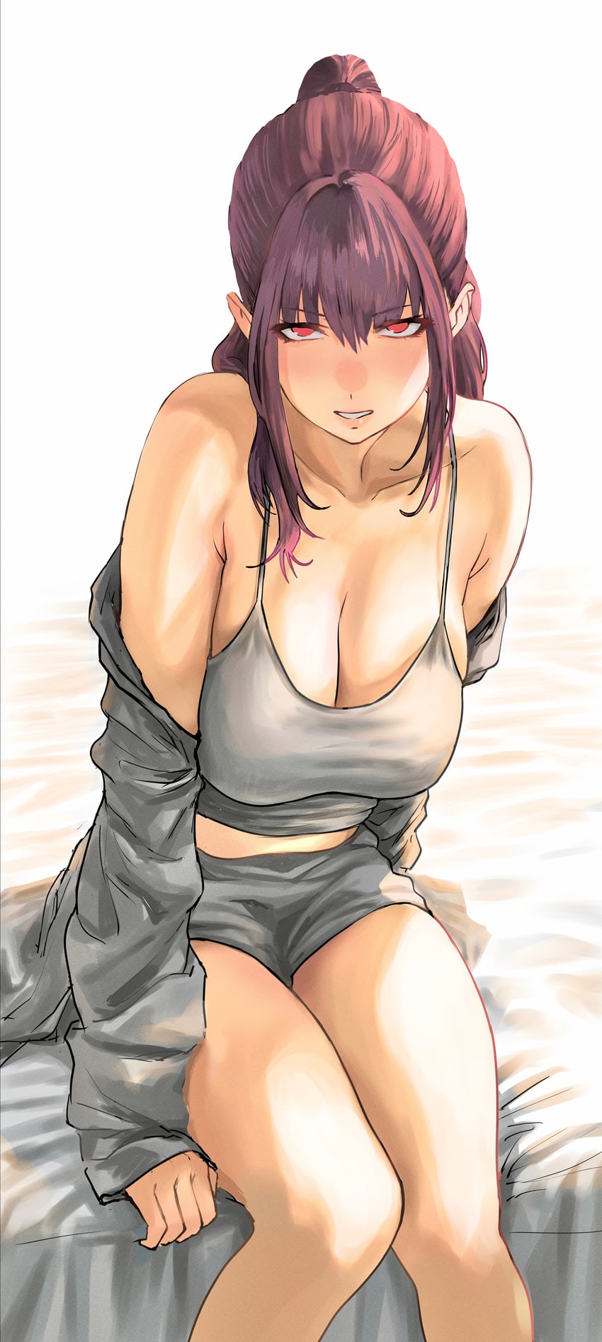 scathach (fate and 1 more) drawn by tonko_from