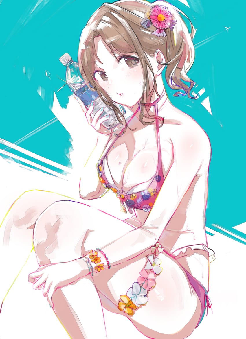 ichikawa hinana (idolmaster and 1 more) drawn by karya