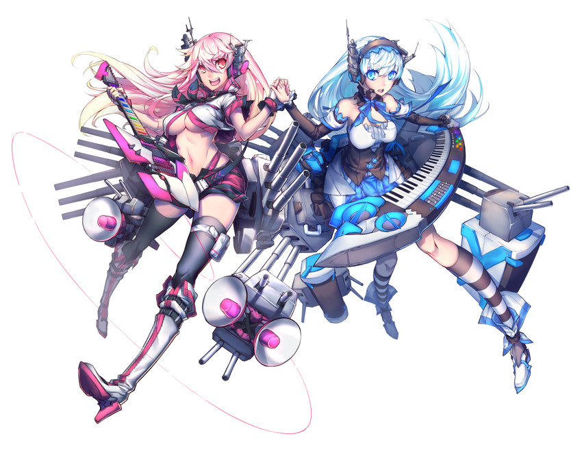 guam and alaska (warship girls r) drawn by ns_(ntrsis)