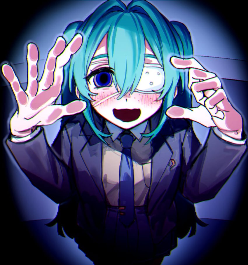 hatsune miku (vocaloid and 1 more) drawn by tsu_(lovesick1964)