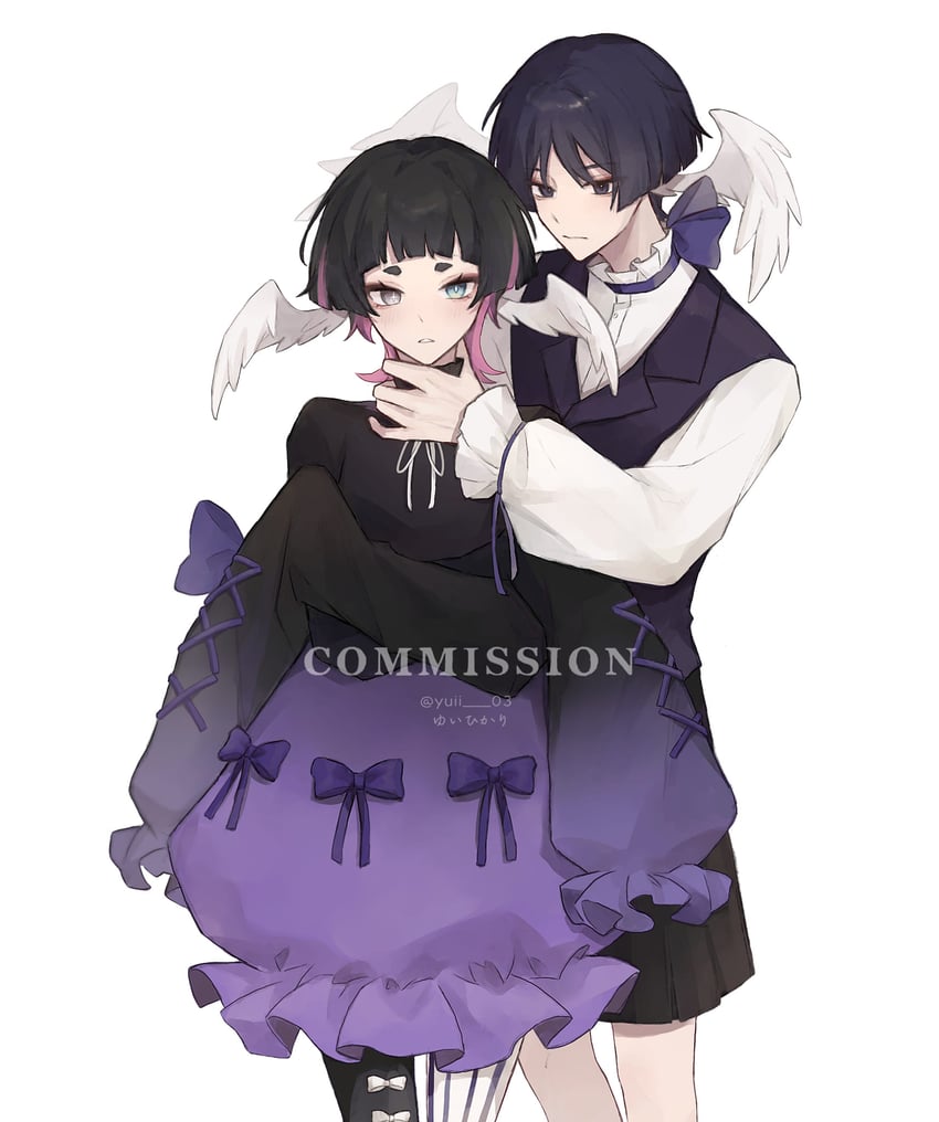 scaramouche (original and 1 more) drawn by yuii_03