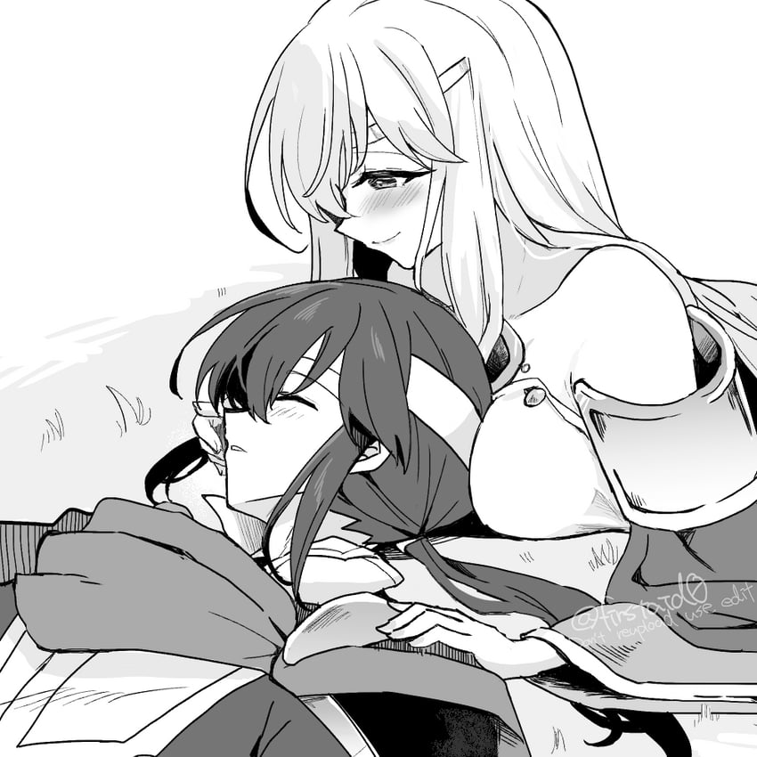 seliph and julia (fire emblem and 1 more) drawn by yukia_(firstaid0)