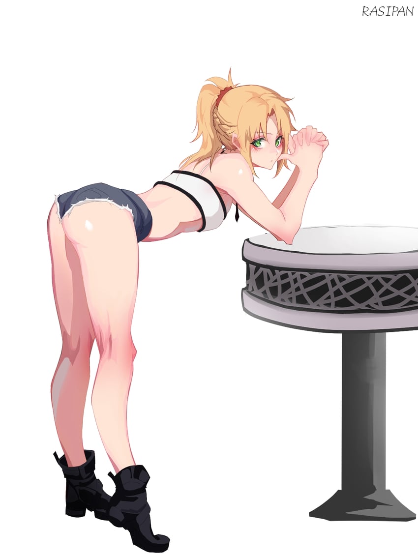 fujimaru ritsuka and mordred (fate and 1 more) drawn by rasipan
