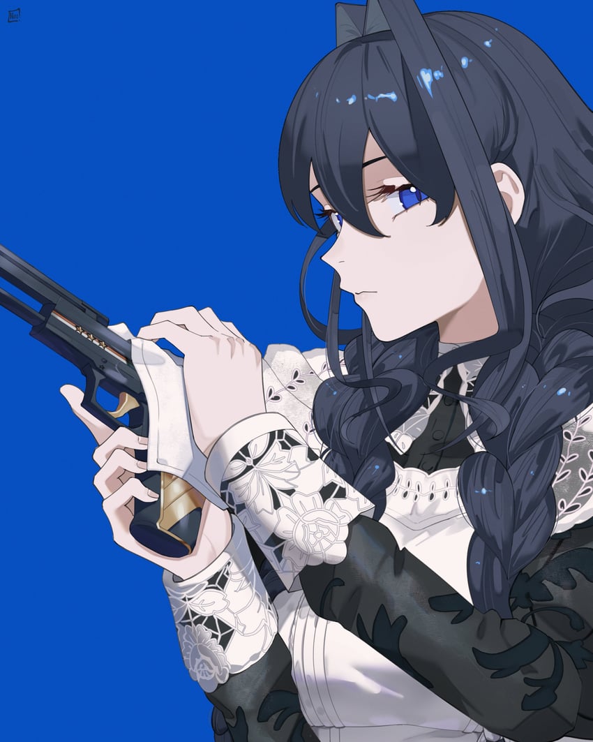 ouro kronii (hololive and 1 more) drawn by ninochuu