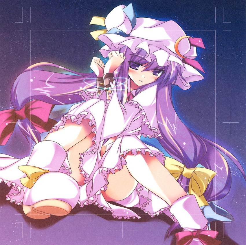patchouli knowledge (touhou and 1 more) drawn by ibuki_pon