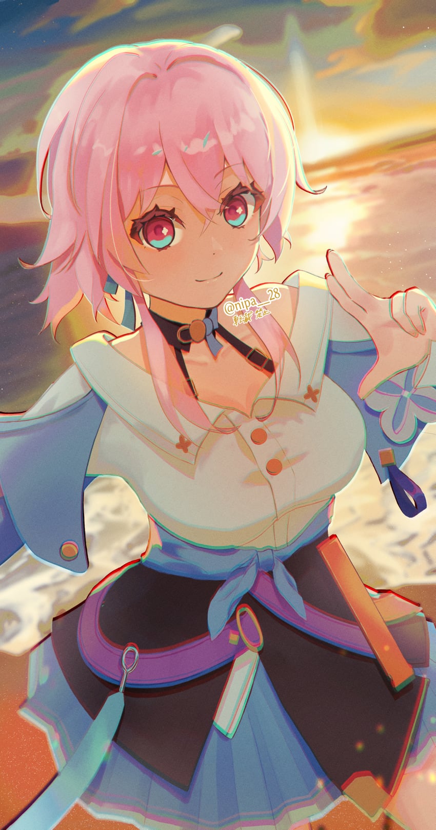 march 7th (honkai and 1 more) drawn by nipa28