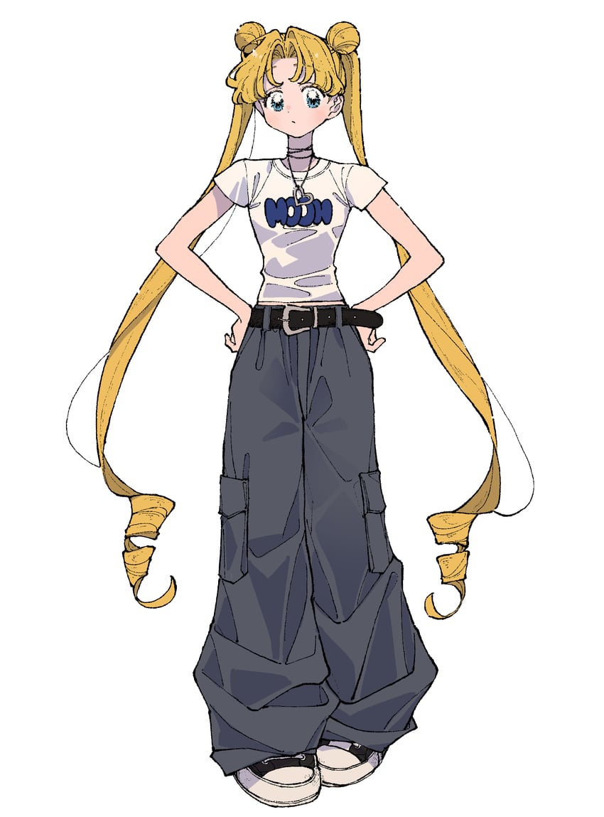 tsukino usagi (bishoujo senshi sailor moon) drawn by neginoaoitokoro