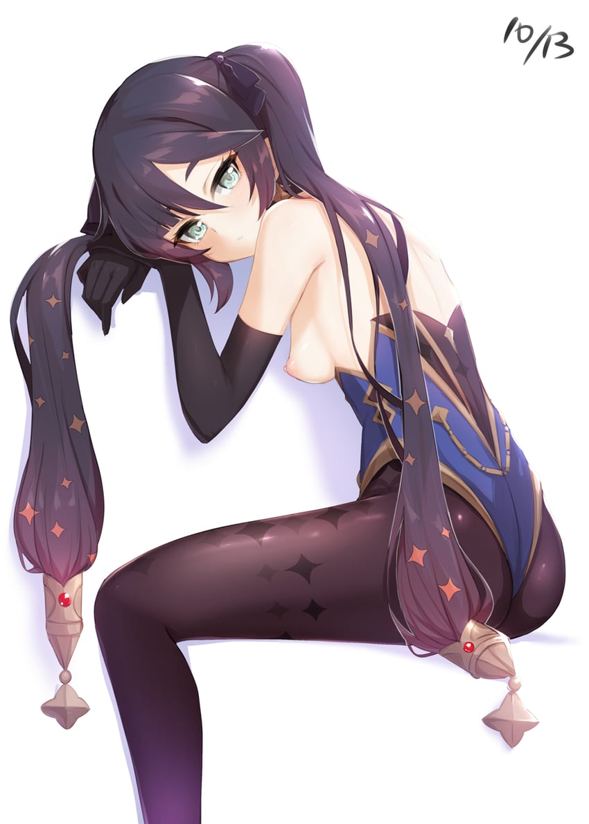 mona (genshin impact) drawn by yu-ta