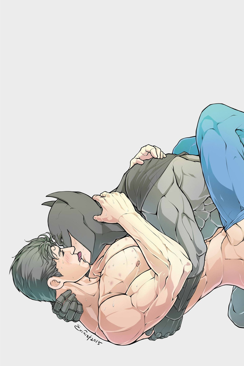 batman, superman, clark kent, and bruce wayne (dc comics and 2 more) drawn by evinist
