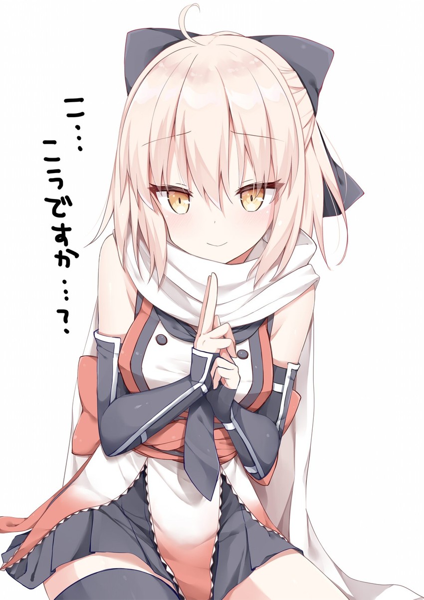okita souji, sendai, and sendai kai ni (kantai collection and 3 more) drawn by kamu_(geeenius)