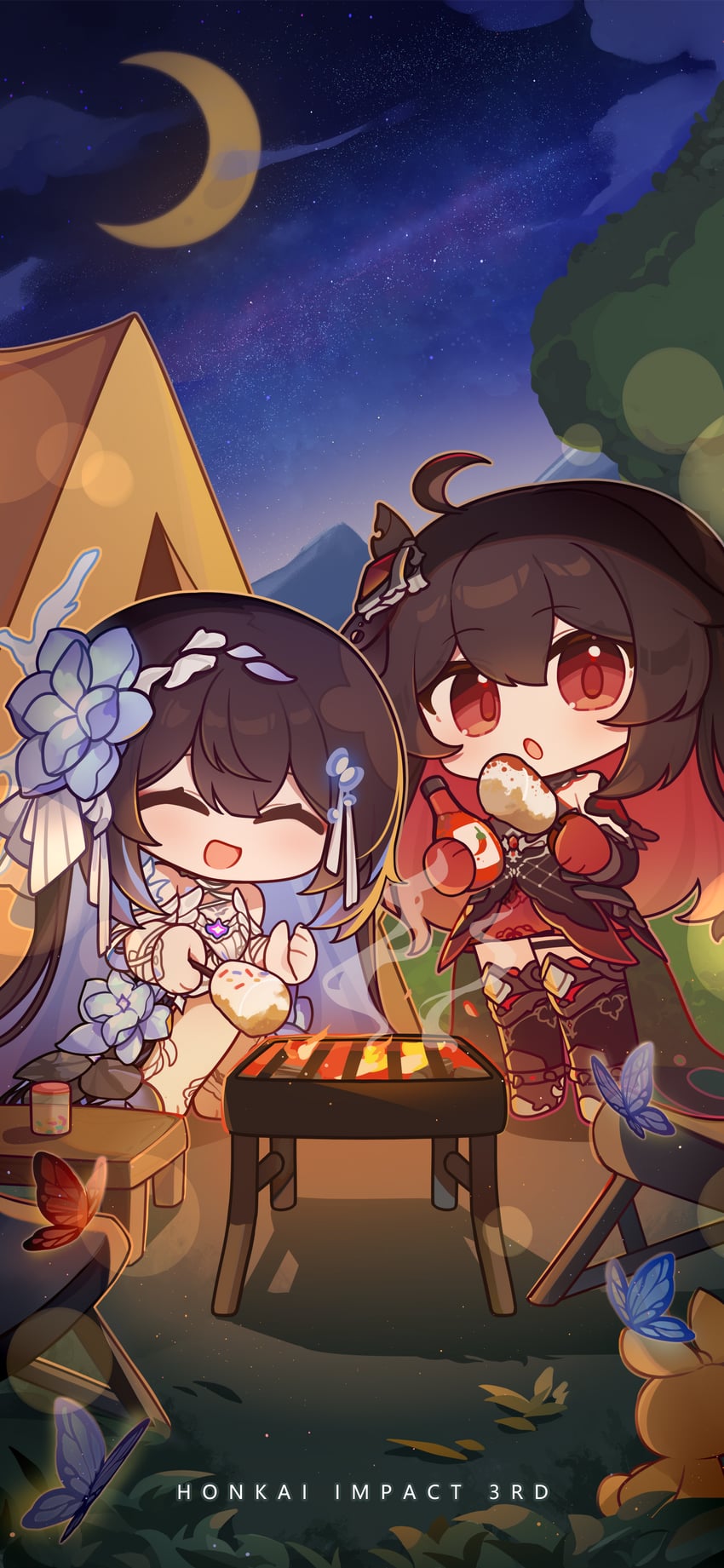 seele vollerei and seele (honkai and 1 more) drawn by eta