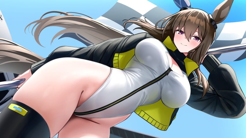 admire vega (umamusume and 1 more) drawn by herohero_(higashi_no_dou)