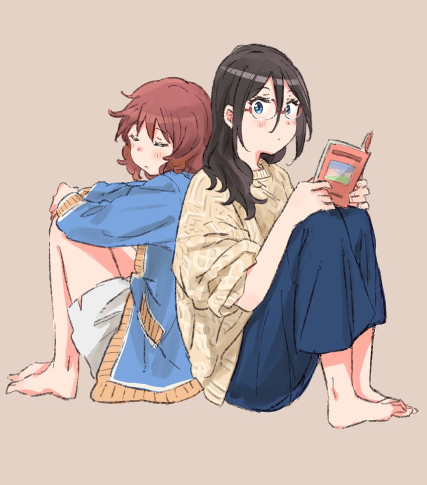 oumae kumiko and tanaka asuka (hibike! euphonium) drawn by amano_shin