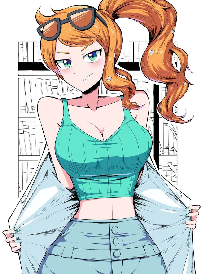 sonia (pokemon and 1 more) drawn by shimure_(460)