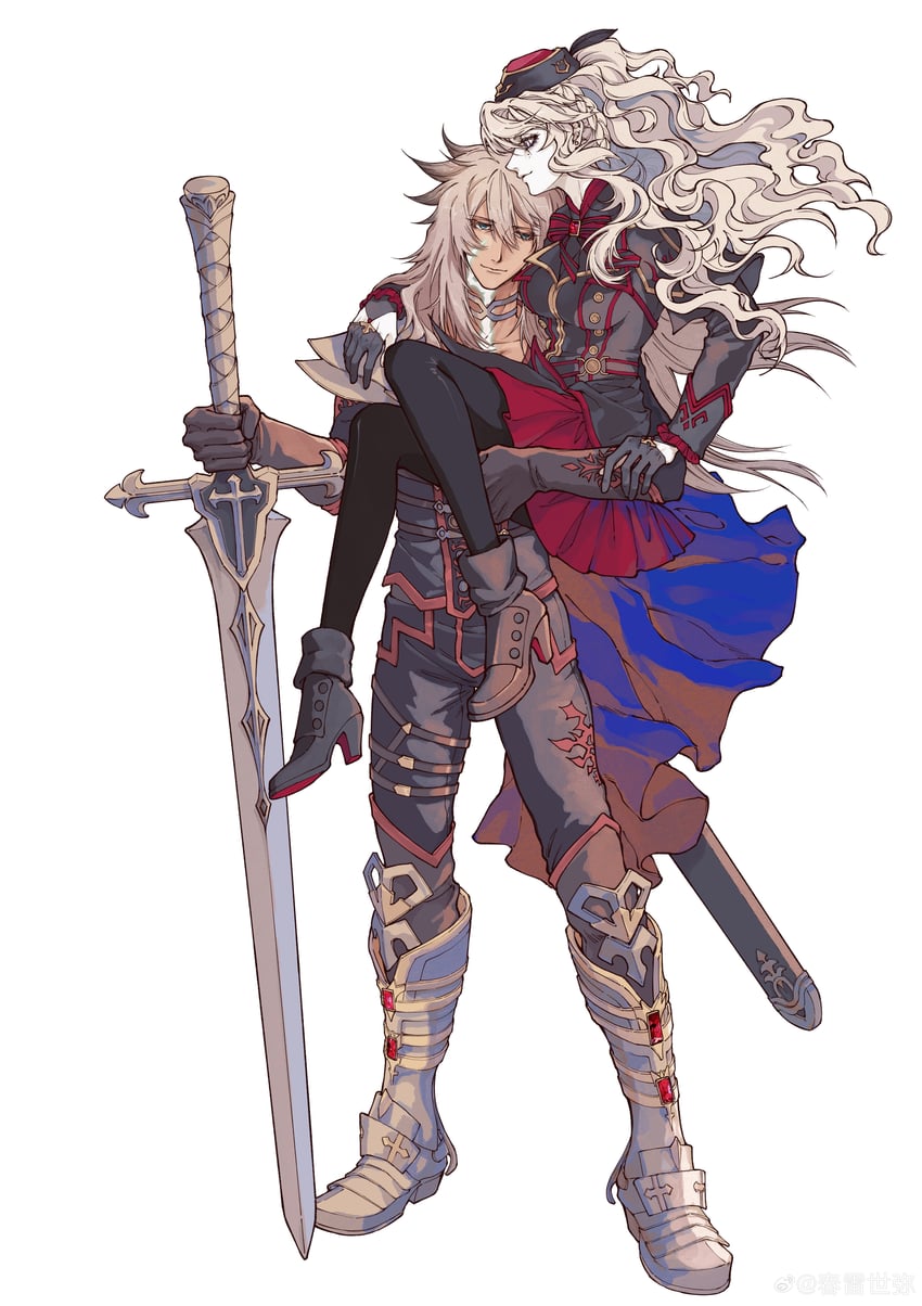 siegfried and kriemhild (fate and 1 more) drawn by shunreiseiya