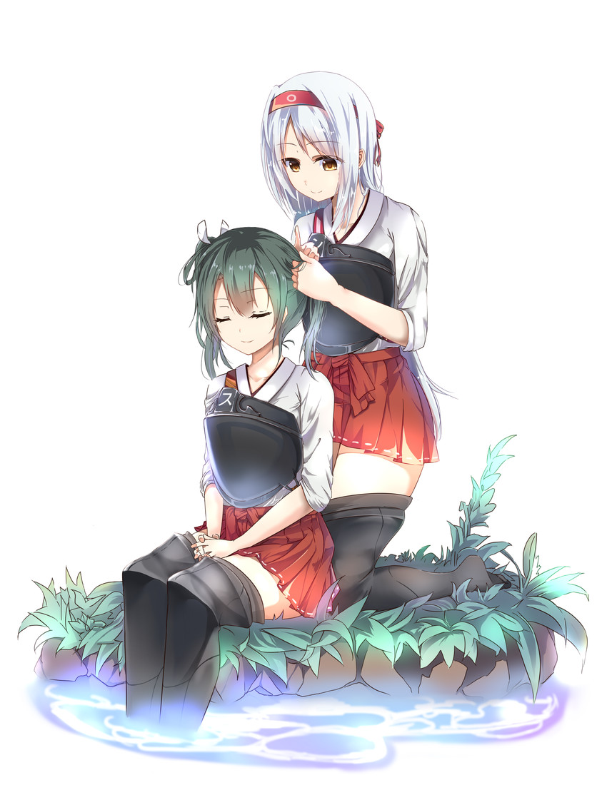 zuikaku and shoukaku (kantai collection) drawn by yoru_honpo
