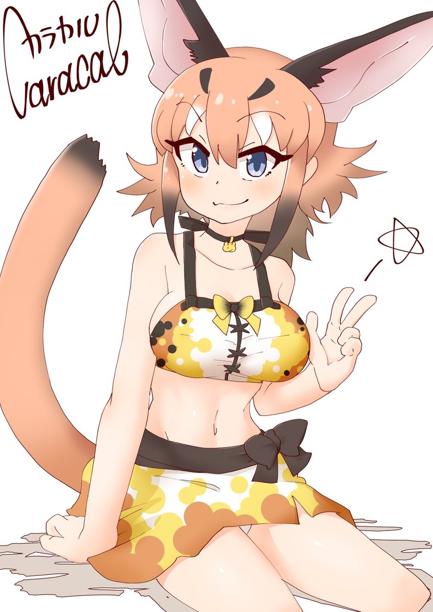caracal (kemono friends and 1 more) drawn by 370ml