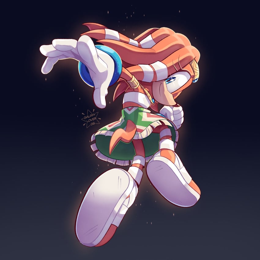 tikal the echidna (sonic and 1 more) drawn by galaxylover06