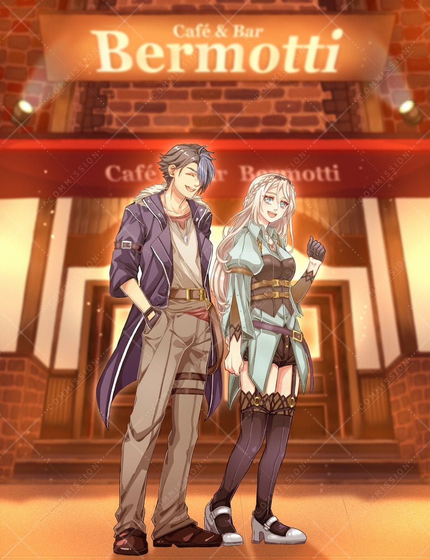 van arkride and elaine auclair (eiyuu densetsu and 2 more) drawn by yuzukiyo
