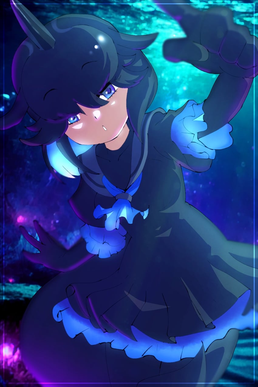 short-finned pilot whale (kemono friends) drawn by cats_yone